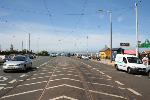 Blackpool Tramway tram stop at Fleetwood Ferry