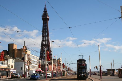 Blackpool Tramway route