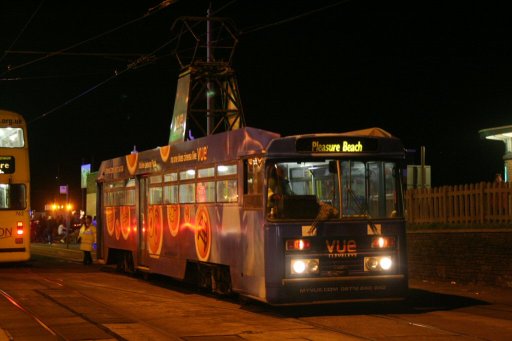 Blackpool Tramway tram 648 at Bispham stop