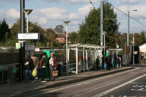 Croydon Tramlink tram stop at West Croydon