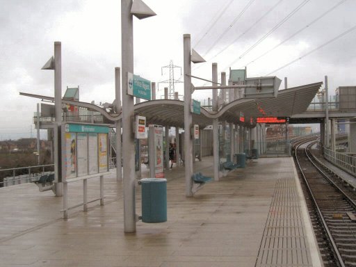 Docklands Light Railway station at Prince Regent