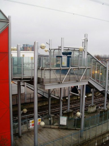 Docklands Light Railway station at Royal Victoria