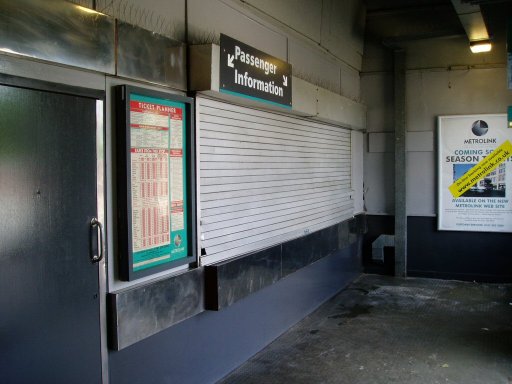 Metrolink stop at Brooklands