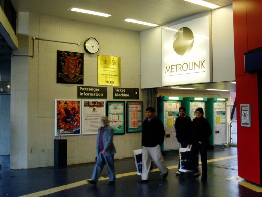 Metrolink stop at Bury