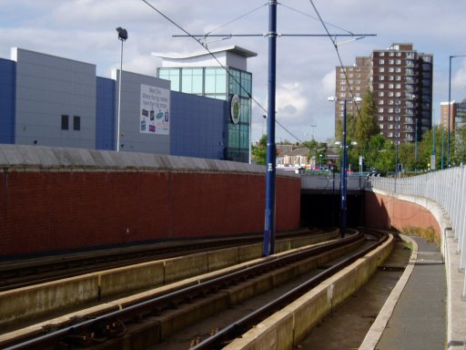 Metrolink Eccles route at Ladywell