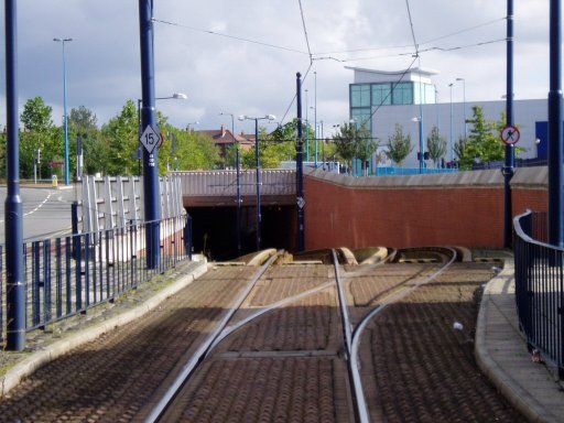 Metrolink Eccles route at Eccles