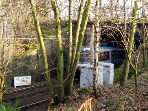 Metrolink Bury line at Heaton Park tunnel