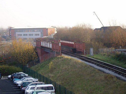 Metrolink Bury line at Bury ELR bridge