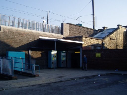 Metrolink stop at Prestwich