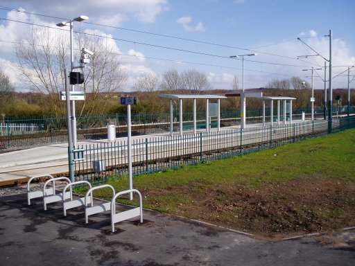 Nottingham Express Transit tram stop at Butler's Hill