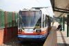 thumbnail picture of Sheffield Supertram tram 105 at Meadowhall stop
