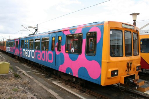 Tyne and Wear Metro unit 4042 at Gosforth depot