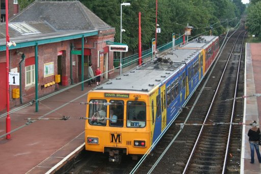 Tyne and Wear Metro unit 4055 at West Jesmond station