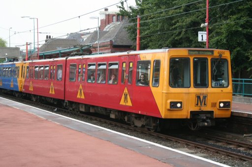 Tyne and Wear Metro unit 4056 at West Jesmond station