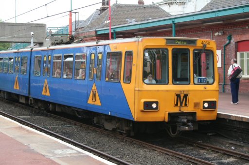 Tyne and Wear Metro unit 4058 at West Jesmond station