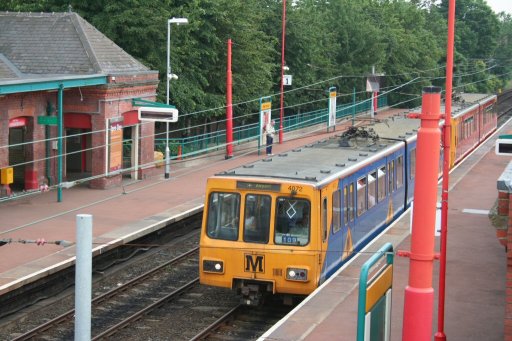 Tyne and Wear Metro unit 4072 at West Jesmond station