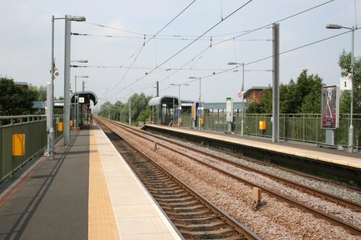 Tyne and Wear Metro station at Fellgate