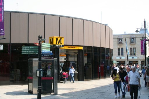 Tyne and Wear Metro station at Haymarket