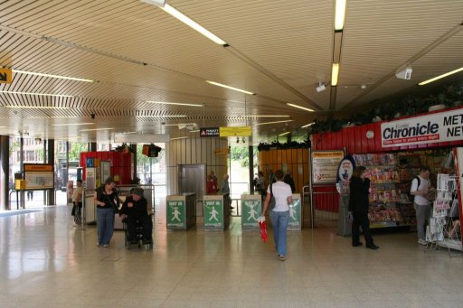 Tyne and Wear Metro station at Haymarket