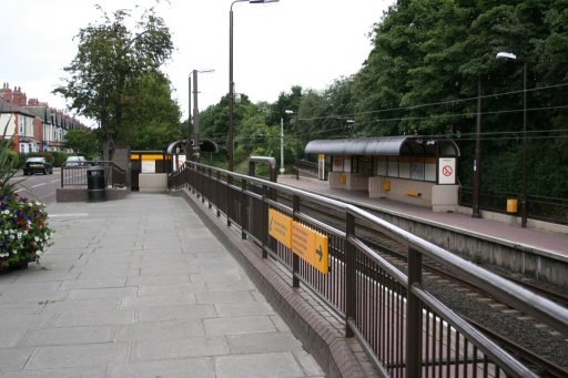 Tyne and Wear Metro station at Ilford Road