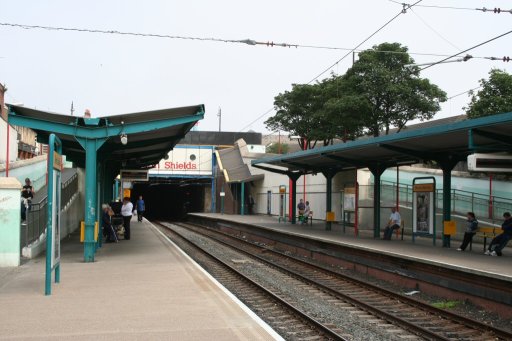Tyne and Wear Metro station at North Shields