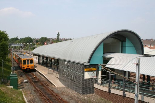 Tyne and Wear Metro station at Pelaw