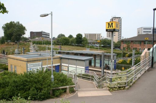 Tyne and Wear Metro station at University