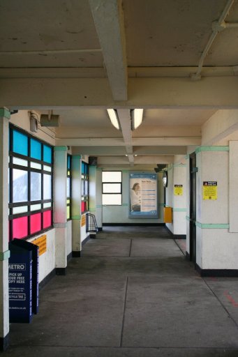 Tyne and Wear Metro station at West Monkseaton
