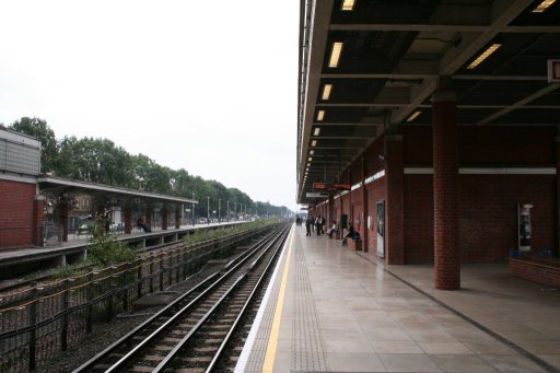 Docklands Light Railway station at West Ham