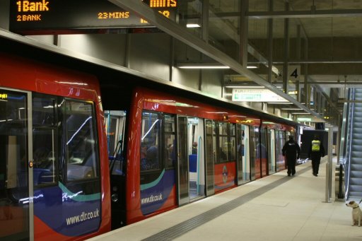 Picture of Docklands Light Railway unit Woolwich Arsenal at Woolwich ...