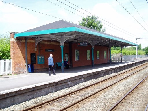 Metrolink tram stop at Timperley