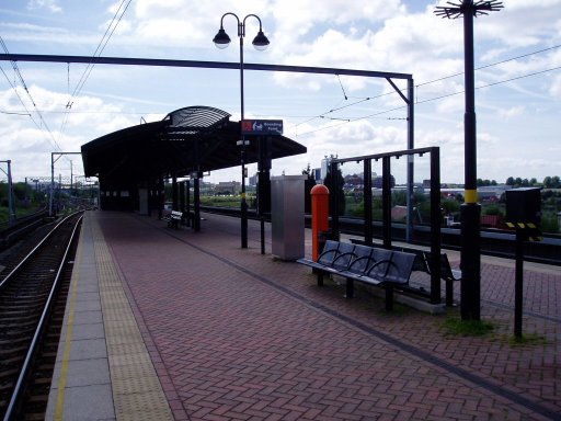 Metrolink tram stop at Cornbrook